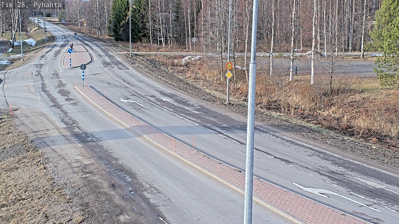 Kelikamerat Kuva Tie 28 Pyhäntä, Pyhäntä, Pohjois-Pohjanmaa