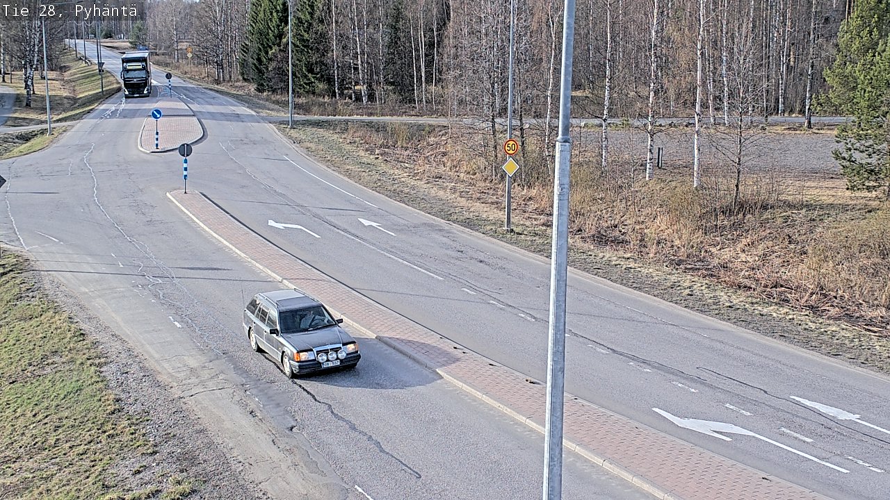 Kelikamerat Kuva Tie 28 Pyhäntä, Pyhäntä, Pohjois-Pohjanmaa
