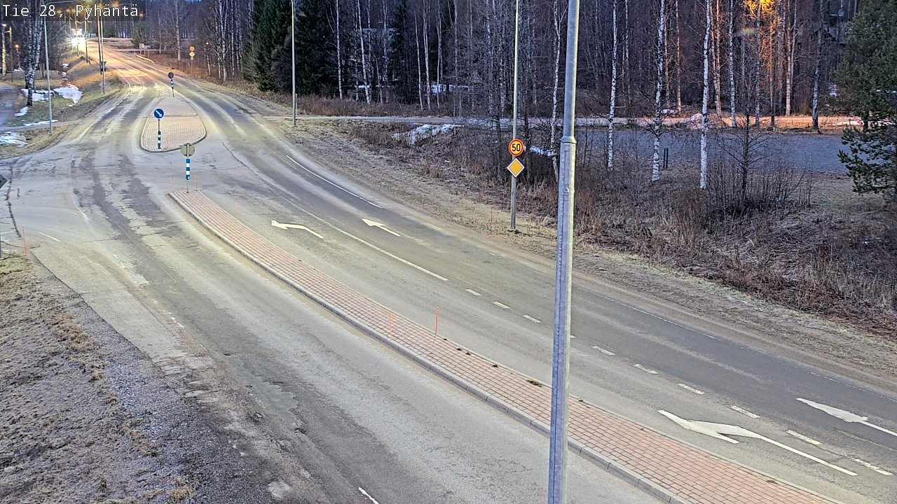 Kelikamerat Kuva Tie 28 Pyhäntä, Pyhäntä, Pohjois-Pohjanmaa