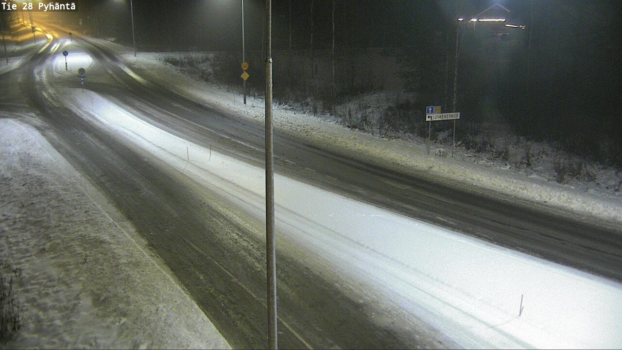 Weather Camera Image Road 28 Pyhäntä, Pyhäntä, Pohjois-Pohjanmaa