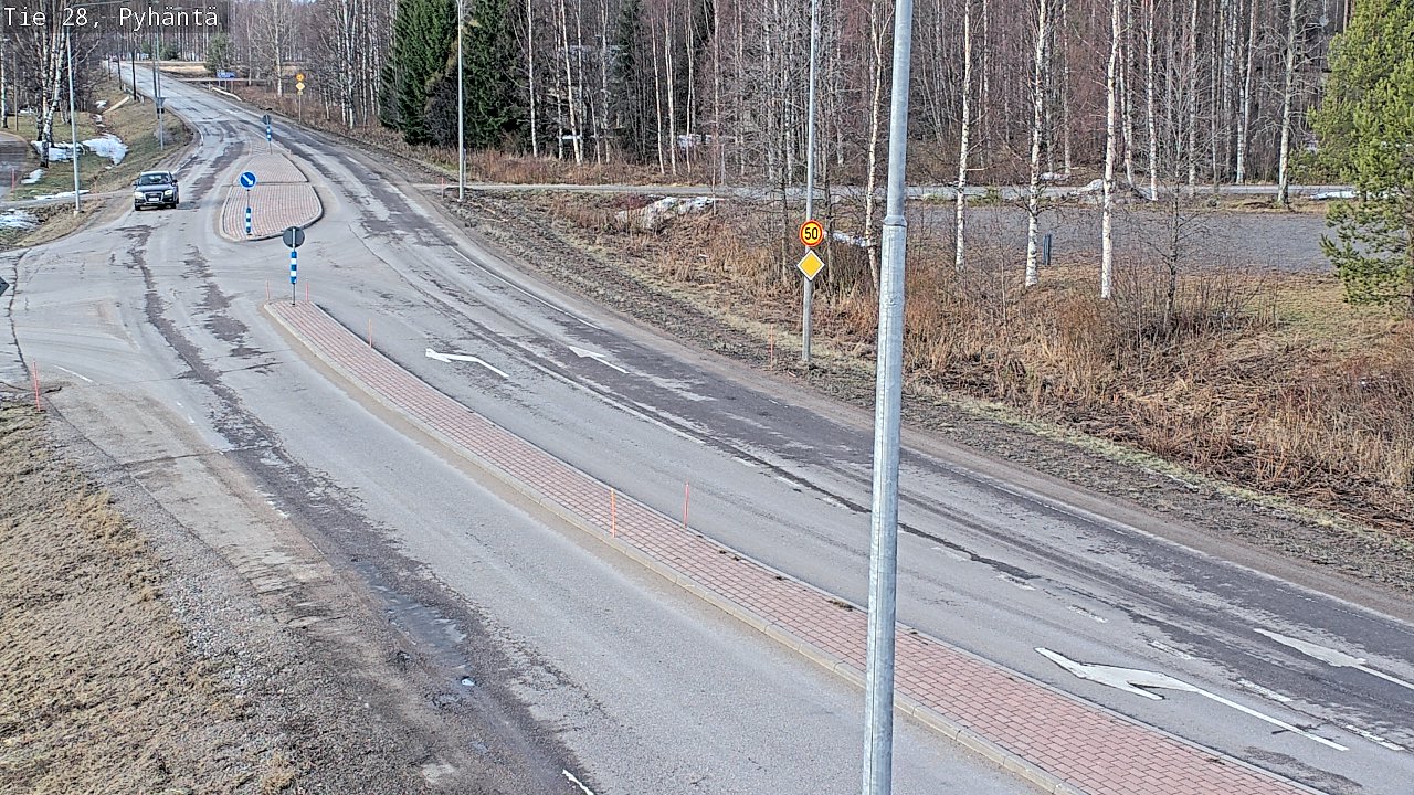 Kelikamerat Kuva Tie 28 Pyhäntä, Pyhäntä, Pohjois-Pohjanmaa