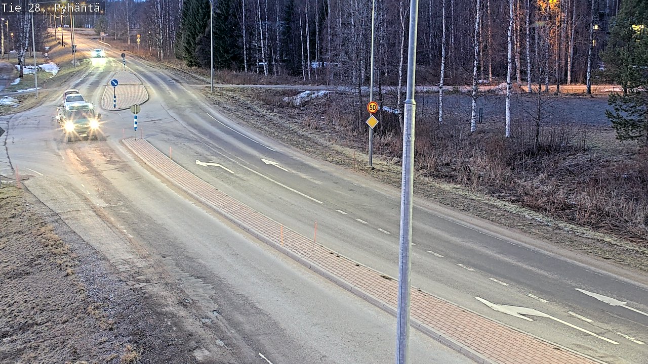 Kelikamerat Kuva Tie 28 Pyhäntä, Pyhäntä, Pohjois-Pohjanmaa