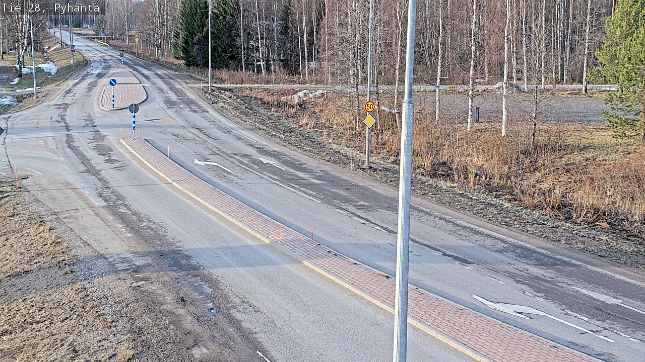 Kelikamerat Kuva Tie 28 Pyhäntä, Pyhäntä, Pohjois-Pohjanmaa