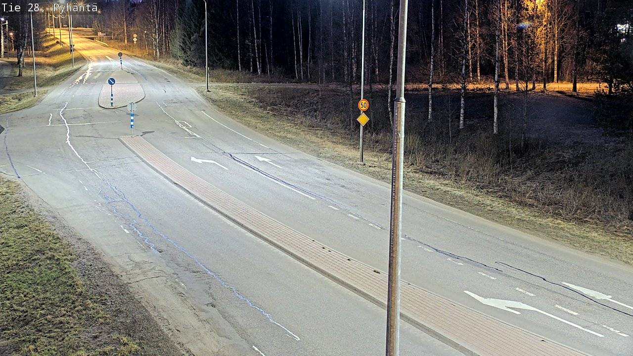 Kelikamerat Kuva Tie 28 Pyhäntä, Pyhäntä, Pohjois-Pohjanmaa