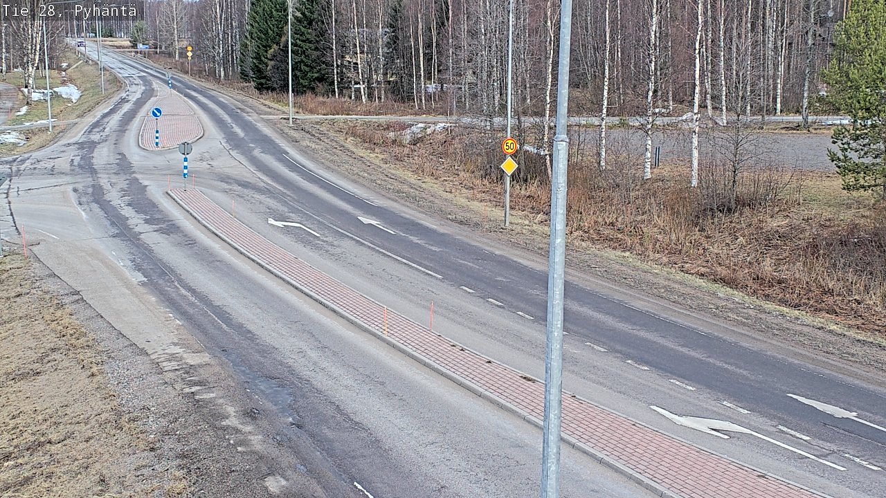 Kelikamerat Kuva Tie 28 Pyhäntä, Pyhäntä, Pohjois-Pohjanmaa