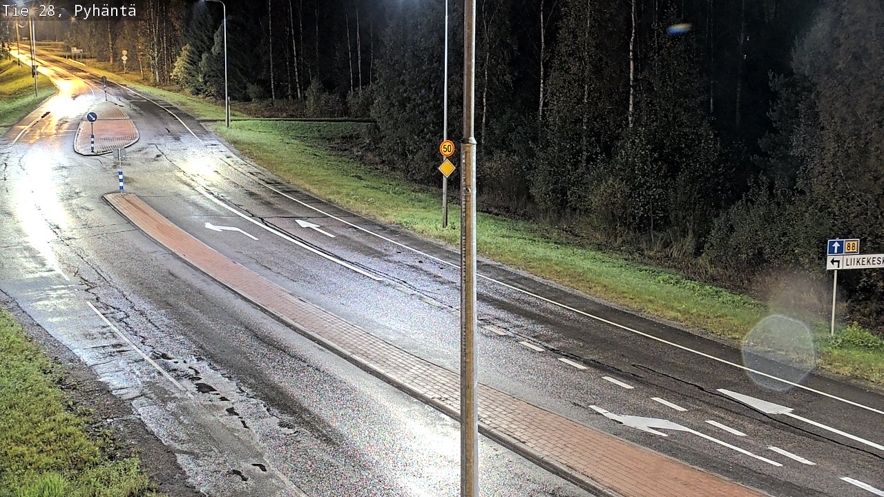 Kelikamerat Kuva Tie 28 Pyhäntä, Pyhäntä, Pohjois-Pohjanmaa