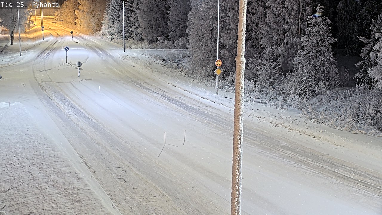 Kelikamerat Kuva Tie 28 Pyhäntä, Pyhäntä, Pohjois-Pohjanmaa