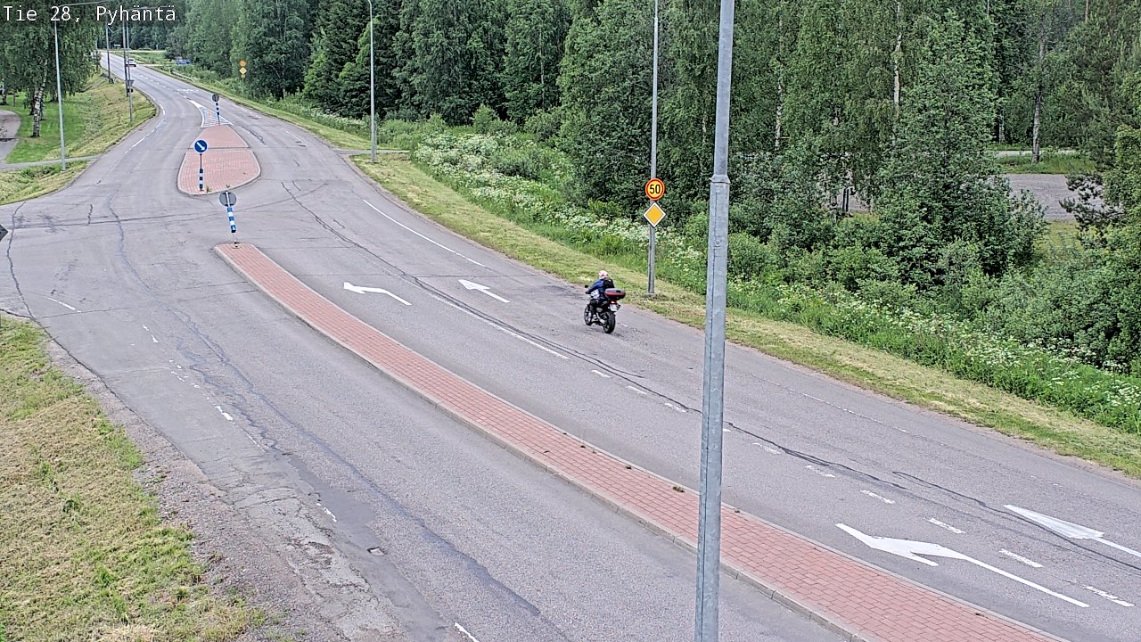 Kelikamerat Kuva Tie 28 Pyhäntä, Pyhäntä, Pohjois-Pohjanmaa