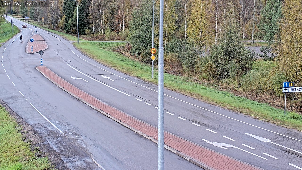 Kelikamerat Kuva Tie 28 Pyhäntä, Pyhäntä, Pohjois-Pohjanmaa