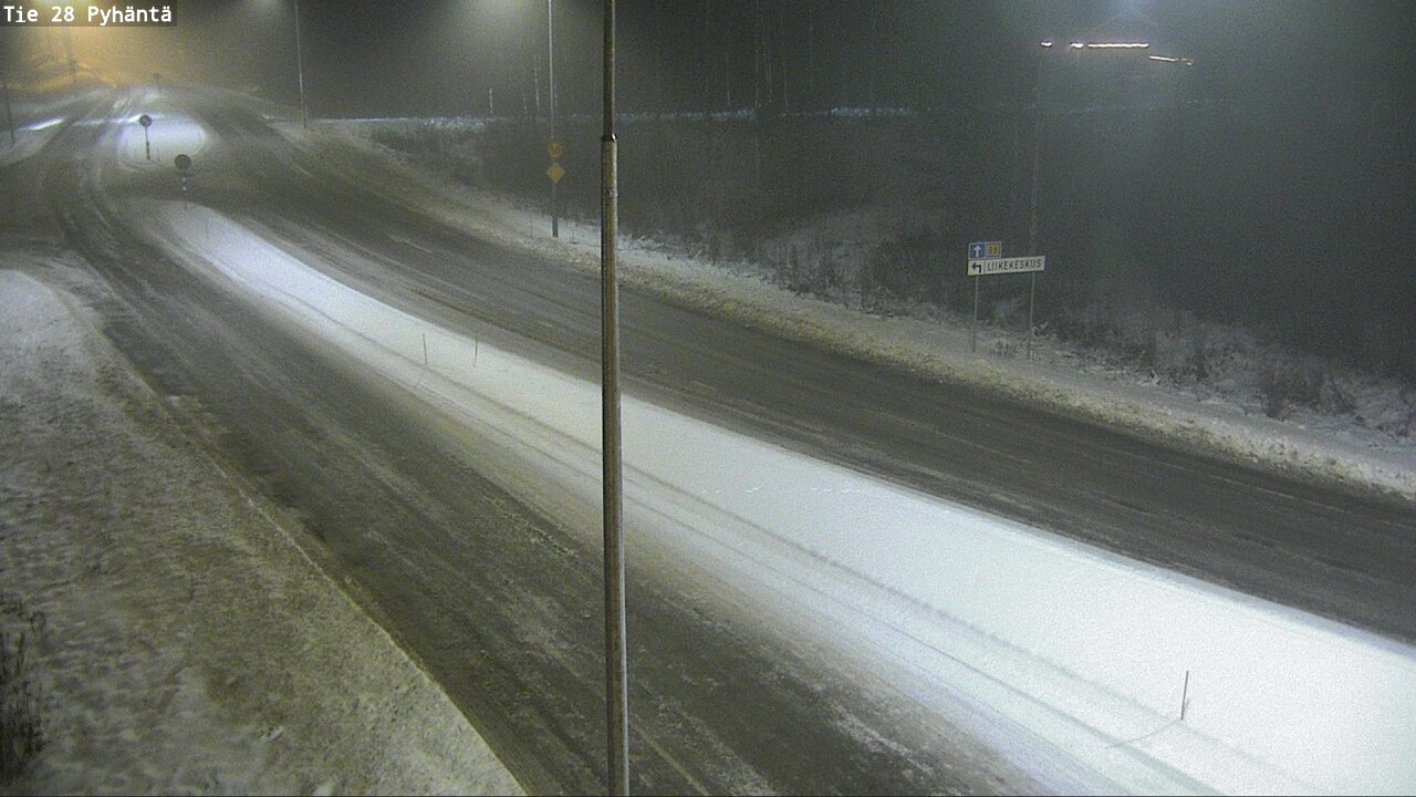 Weather Camera Image Road 28 Pyhäntä, Pyhäntä, Pohjois-Pohjanmaa
