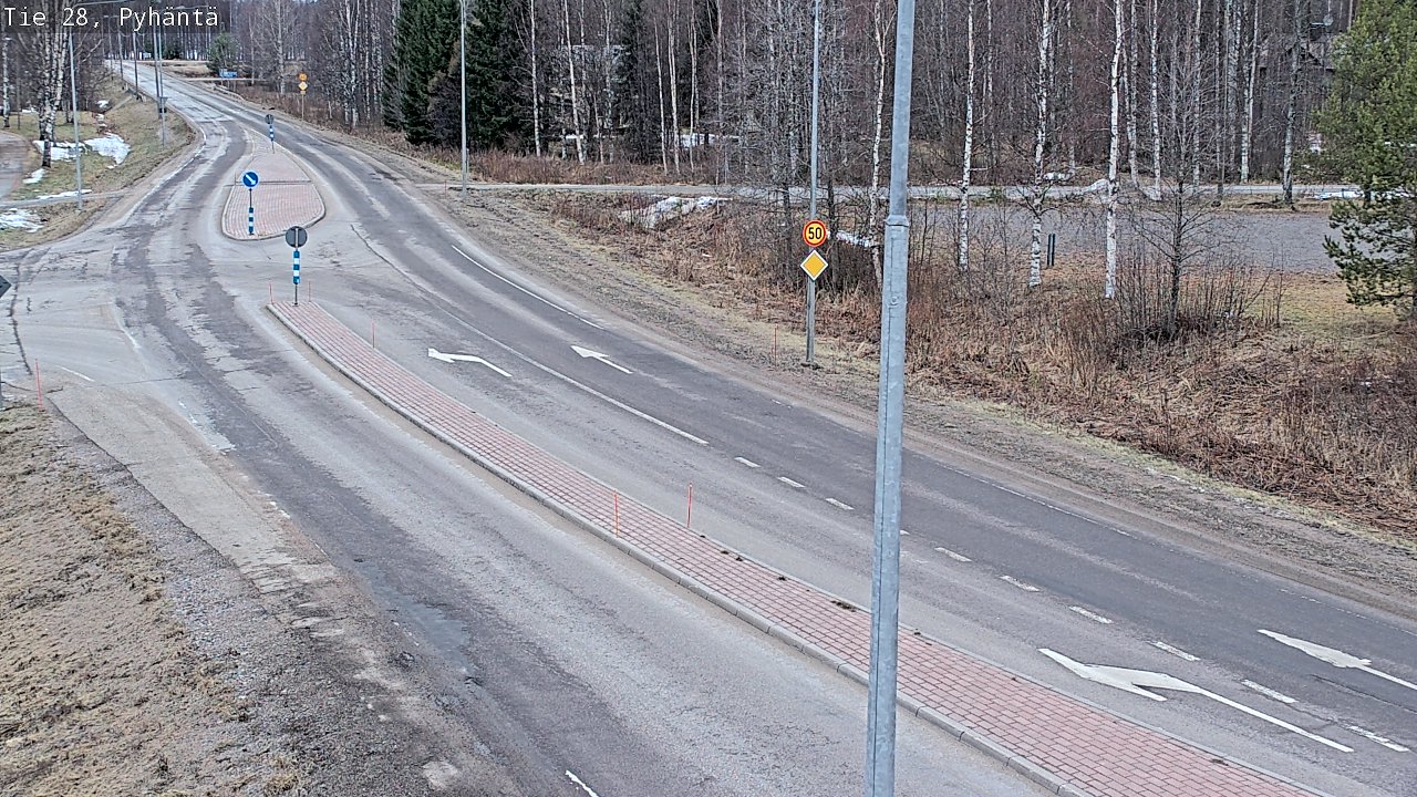 Kelikamerat Kuva Tie 28 Pyhäntä, Pyhäntä, Pohjois-Pohjanmaa