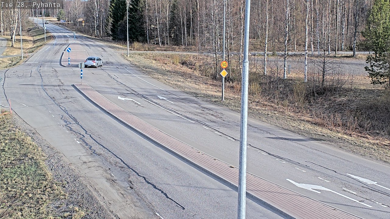 Kelikamerat Kuva Tie 28 Pyhäntä, Pyhäntä, Pohjois-Pohjanmaa