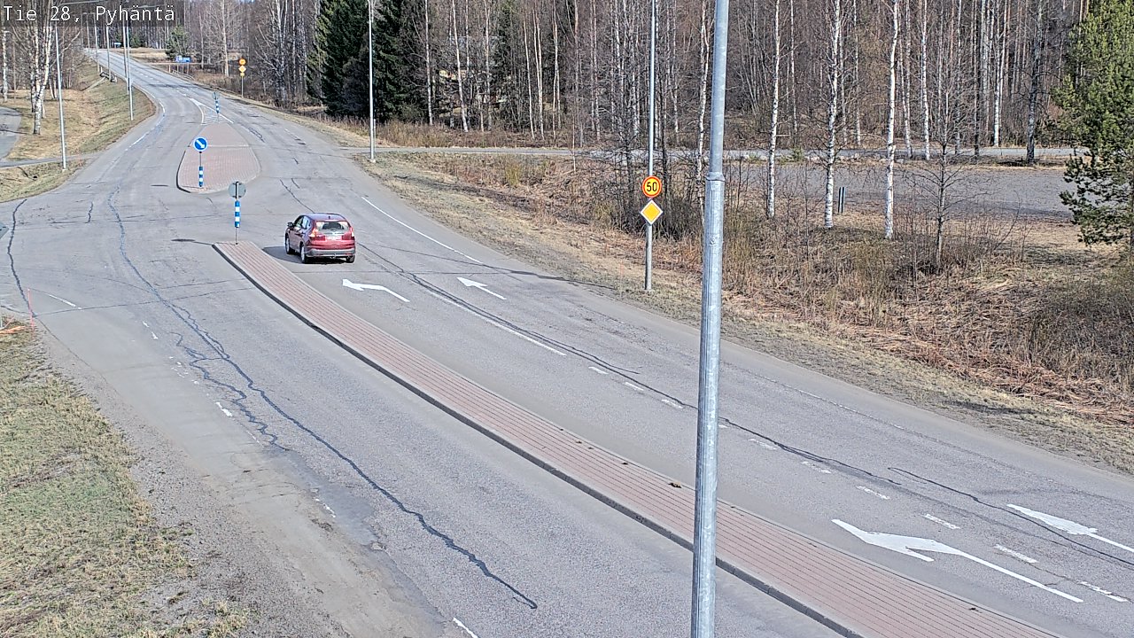 Kelikamerat Kuva Tie 28 Pyhäntä, Pyhäntä, Pohjois-Pohjanmaa