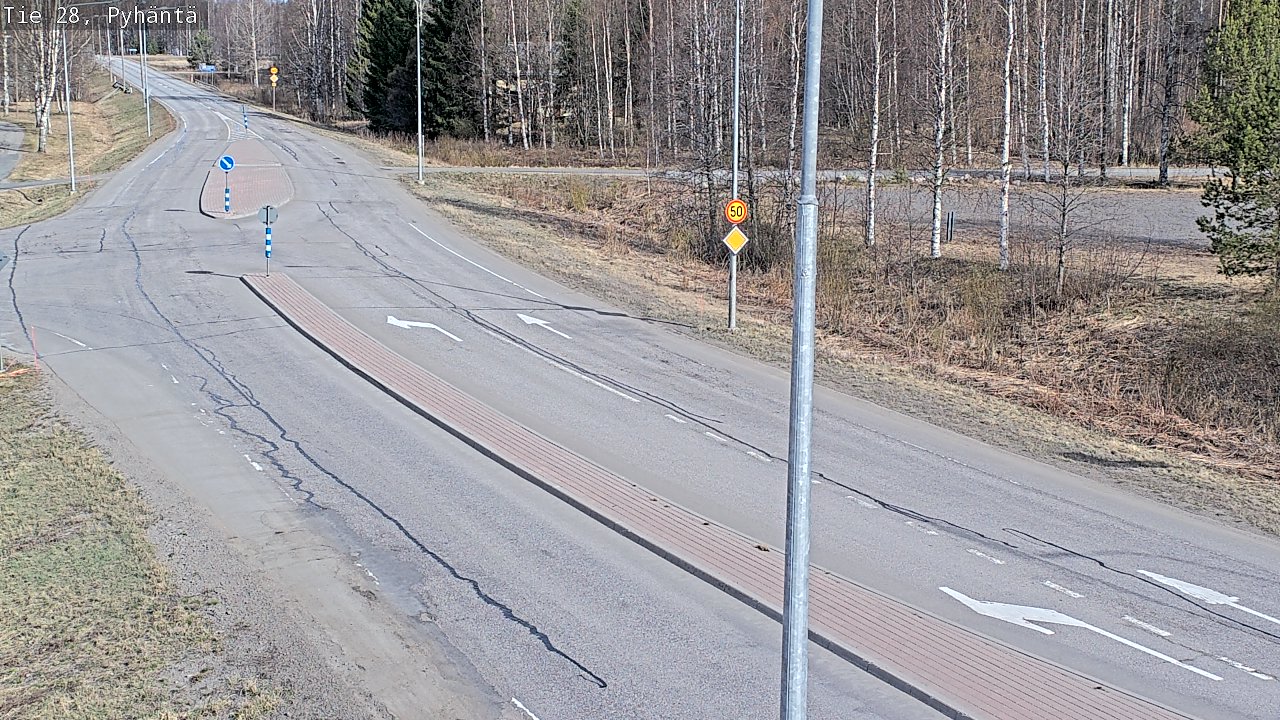 Kelikamerat Kuva Tie 28 Pyhäntä, Pyhäntä, Pohjois-Pohjanmaa