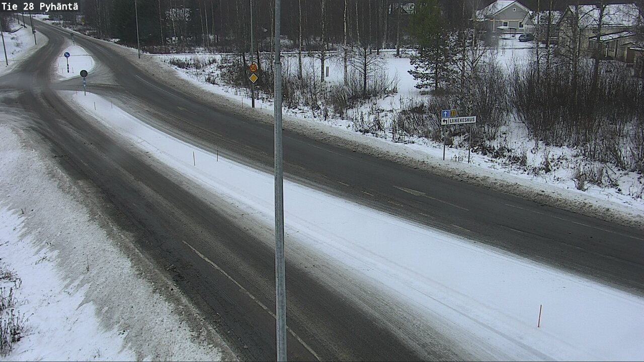 Weather Camera Image Road 28 Pyhäntä, Pyhäntä, Pohjois-Pohjanmaa