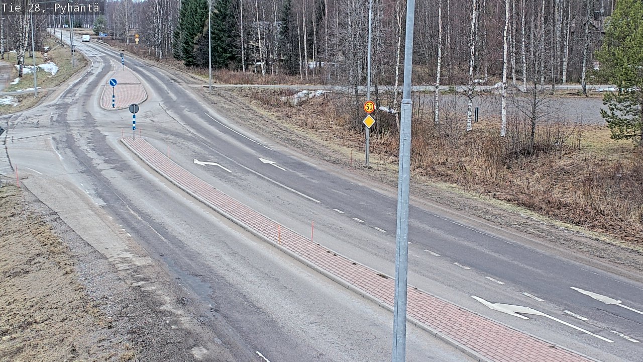 Kelikamerat Kuva Tie 28 Pyhäntä, Pyhäntä, Pohjois-Pohjanmaa