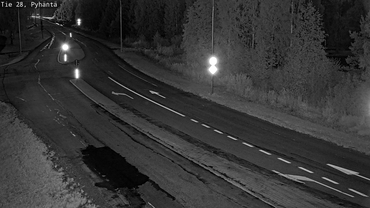 Kelikamerat Kuva Tie 28 Pyhäntä, Pyhäntä, Pohjois-Pohjanmaa