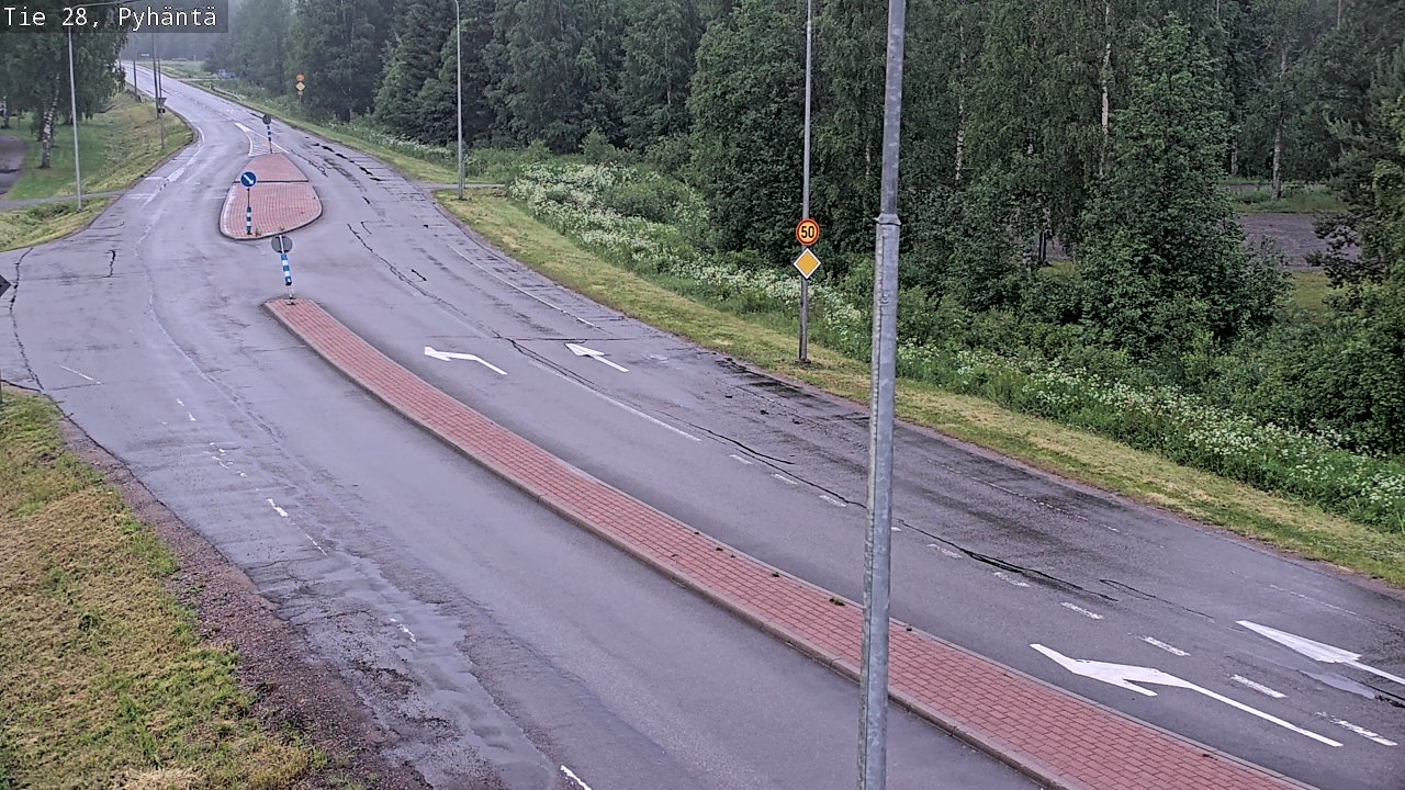 Kelikamerat Kuva Tie 28 Pyhäntä, Pyhäntä, Pohjois-Pohjanmaa