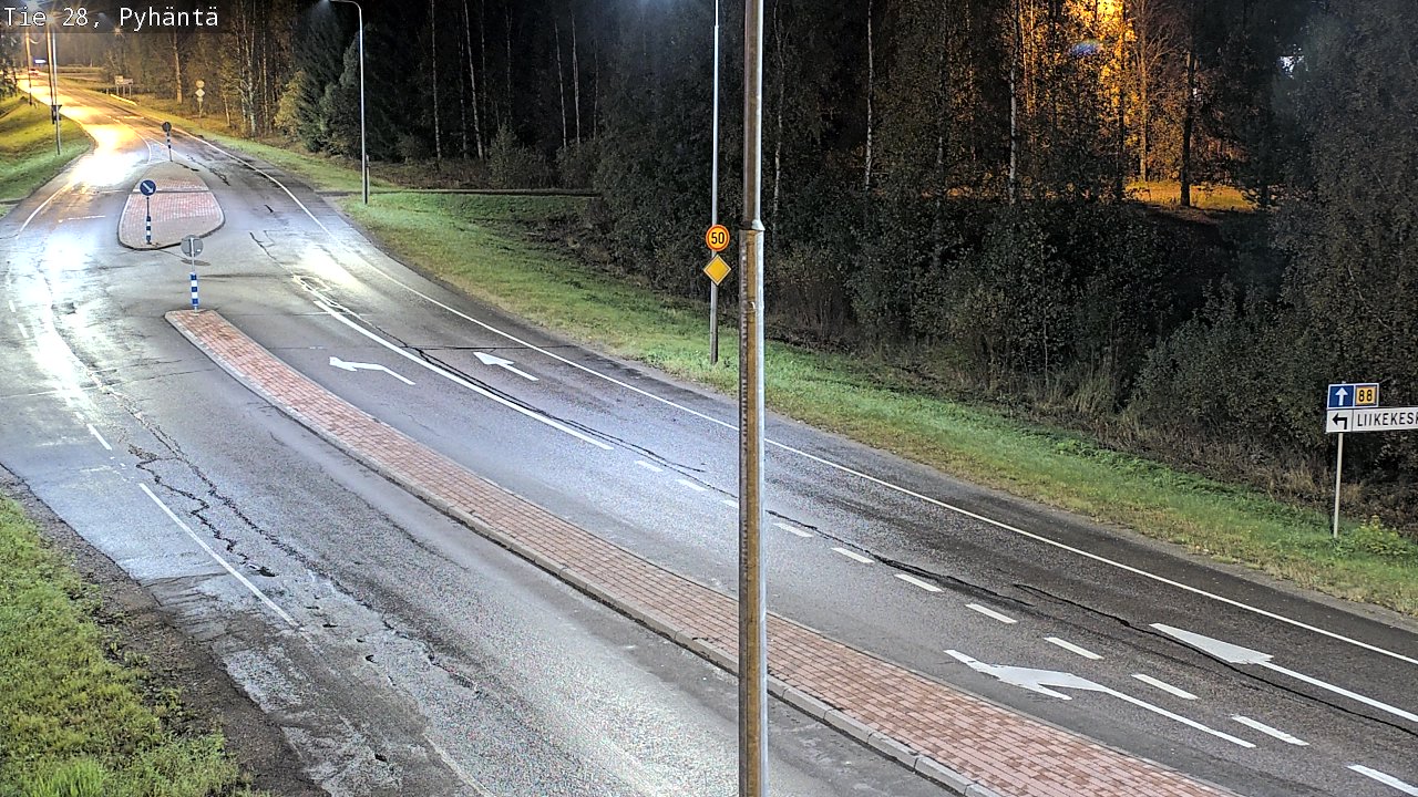 Kelikamerat Kuva Tie 28 Pyhäntä, Pyhäntä, Pohjois-Pohjanmaa