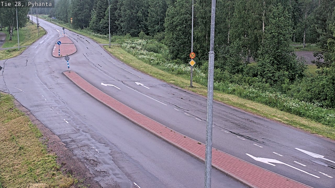 Kelikamerat Kuva Tie 28 Pyhäntä, Pyhäntä, Pohjois-Pohjanmaa