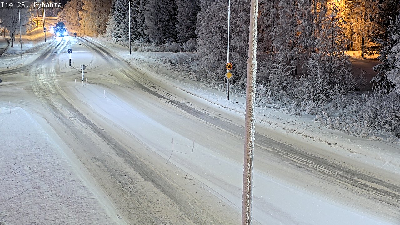Kelikamerat Kuva Tie 28 Pyhäntä, Pyhäntä, Pohjois-Pohjanmaa