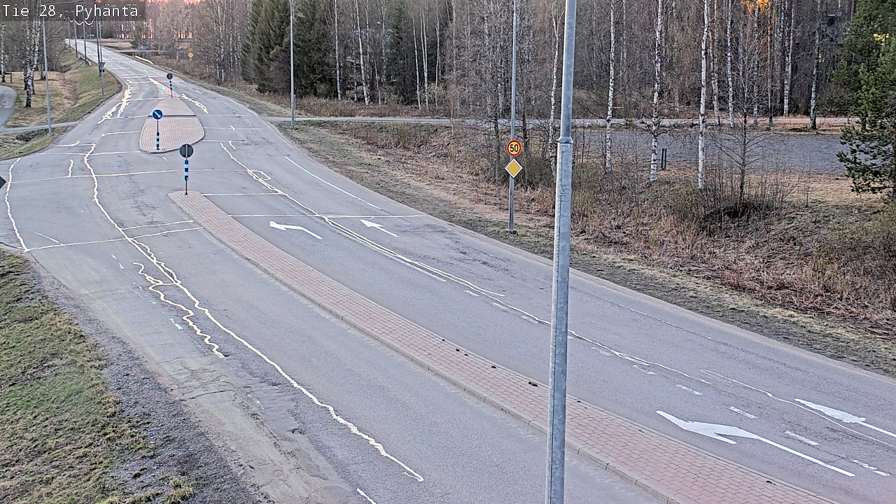 Kelikamerat Kuva Tie 28 Pyhäntä, Pyhäntä, Pohjois-Pohjanmaa
