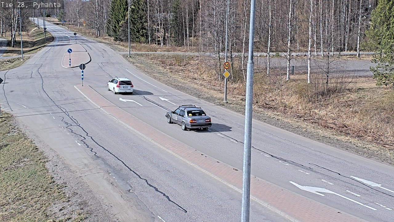 Kelikamerat Kuva Tie 28 Pyhäntä, Pyhäntä, Pohjois-Pohjanmaa