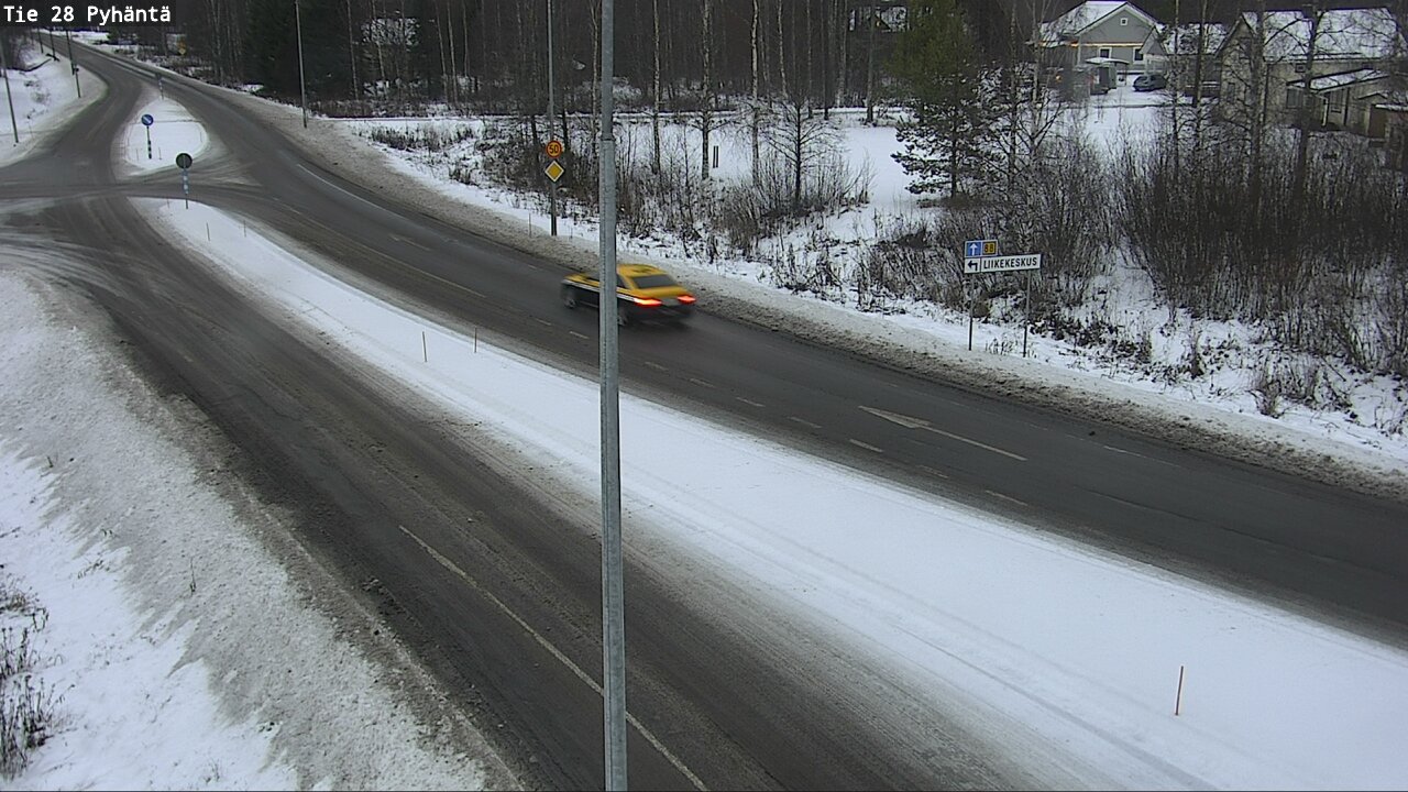 Weather Camera Image Väg 28 Pyhäntä, Pyhäntä, Pohjois-Pohjanmaa