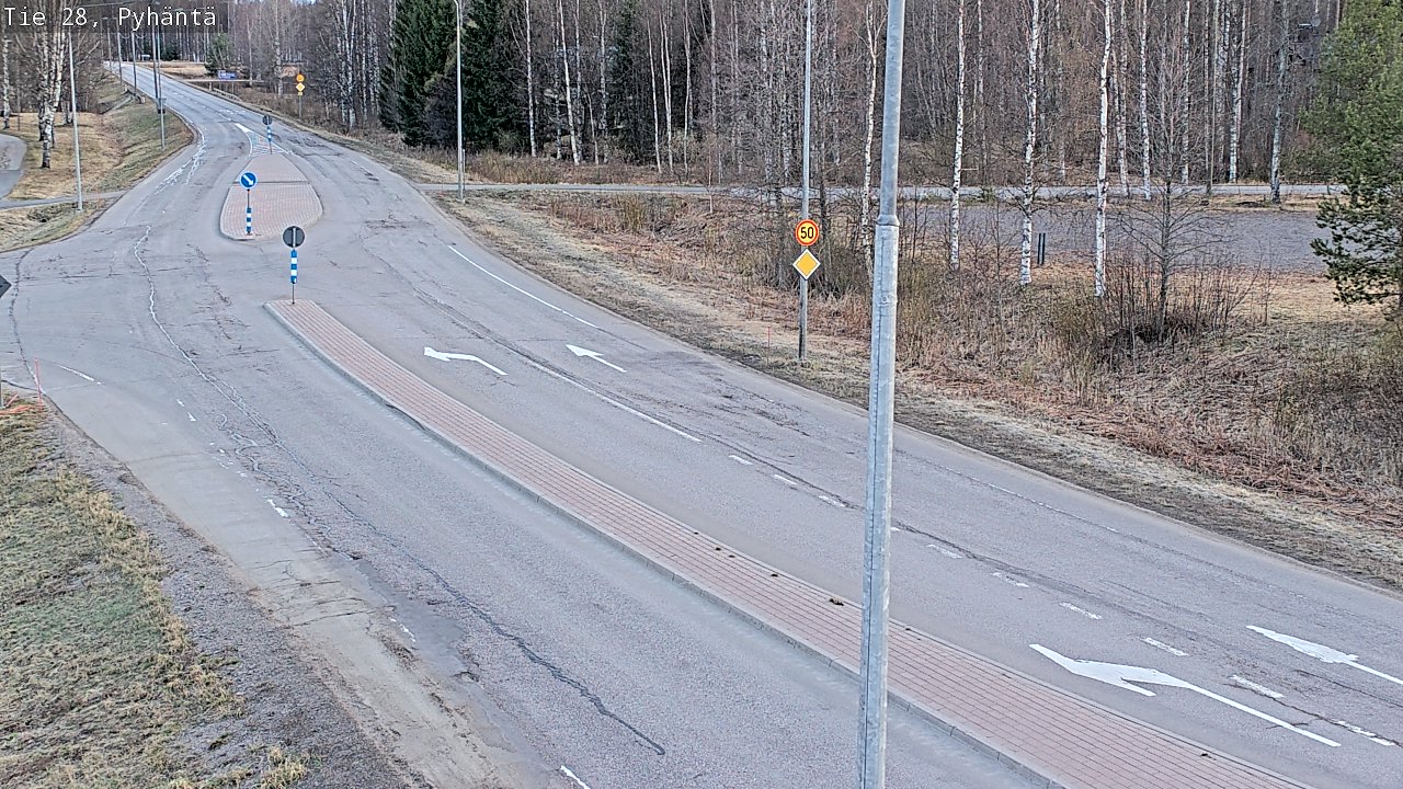 Kelikamerat Kuva Tie 28 Pyhäntä, Pyhäntä, Pohjois-Pohjanmaa