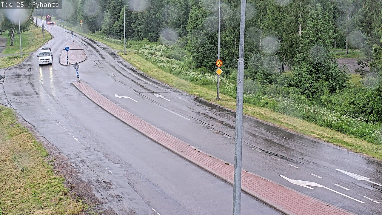 Kelikamerat Kuva Tie 28 Pyhäntä, Pyhäntä, Pohjois-Pohjanmaa