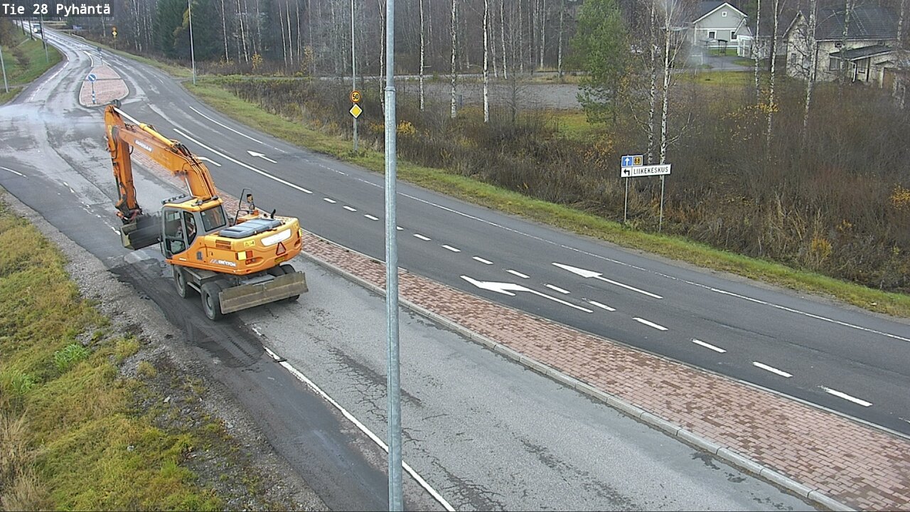 Kelikamerat Kuva Tie 28 Pyhäntä, Pyhäntä, Pohjois-Pohjanmaa