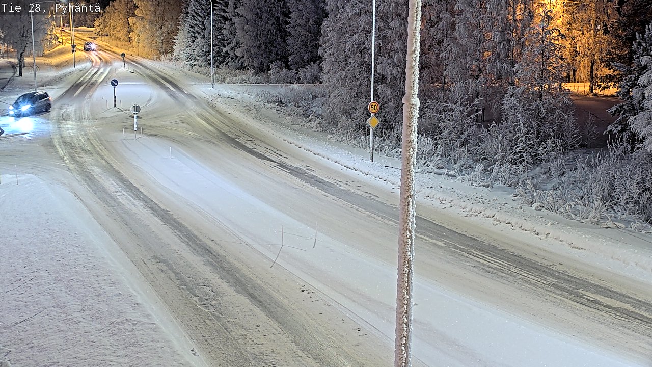 Kelikamerat Kuva Tie 28 Pyhäntä, Pyhäntä, Pohjois-Pohjanmaa