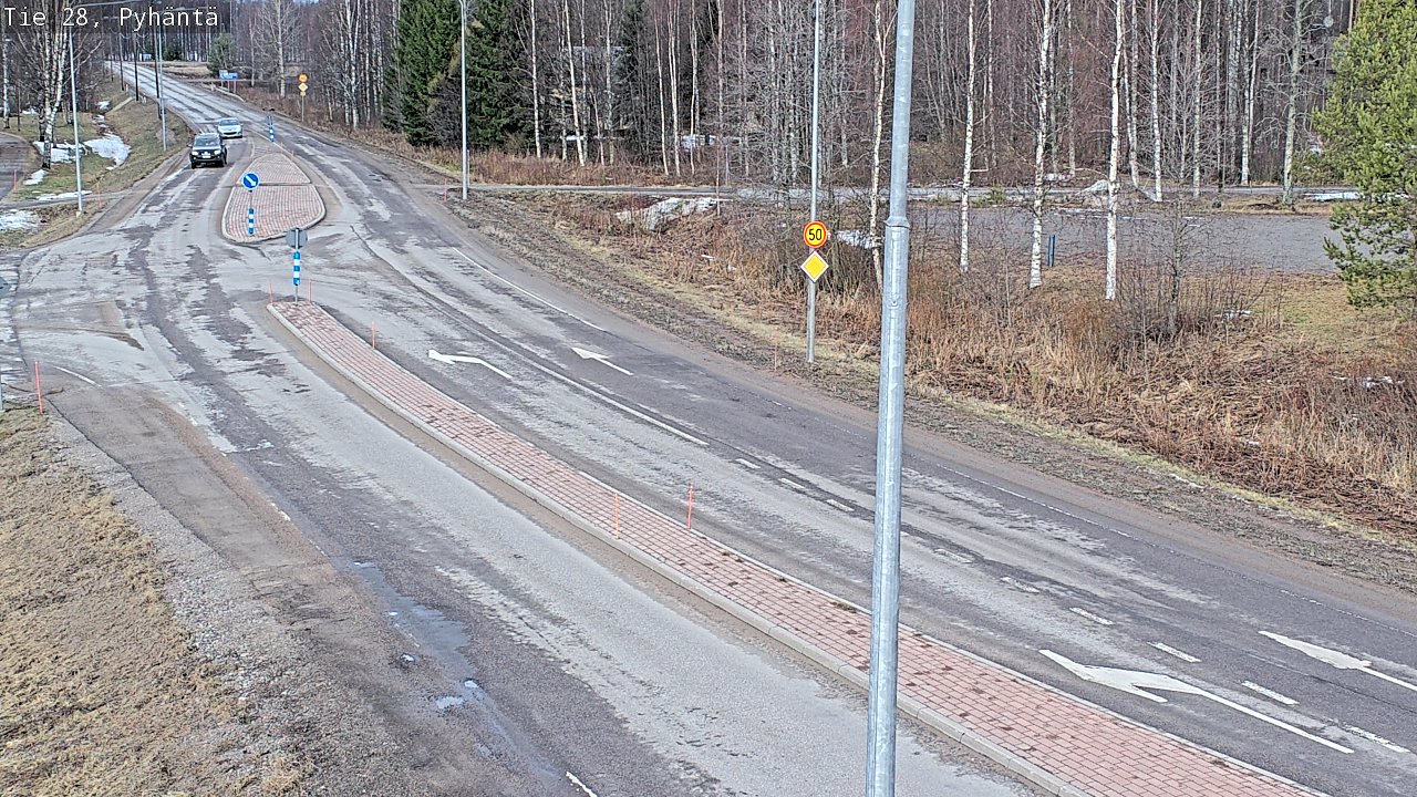 Kelikamerat Kuva Tie 28 Pyhäntä, Pyhäntä, Pohjois-Pohjanmaa