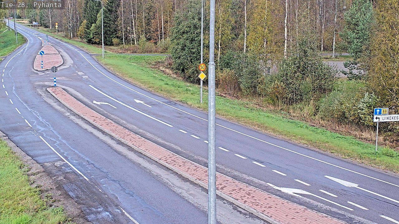 Kelikamerat Kuva Tie 28 Pyhäntä, Pyhäntä, Pohjois-Pohjanmaa