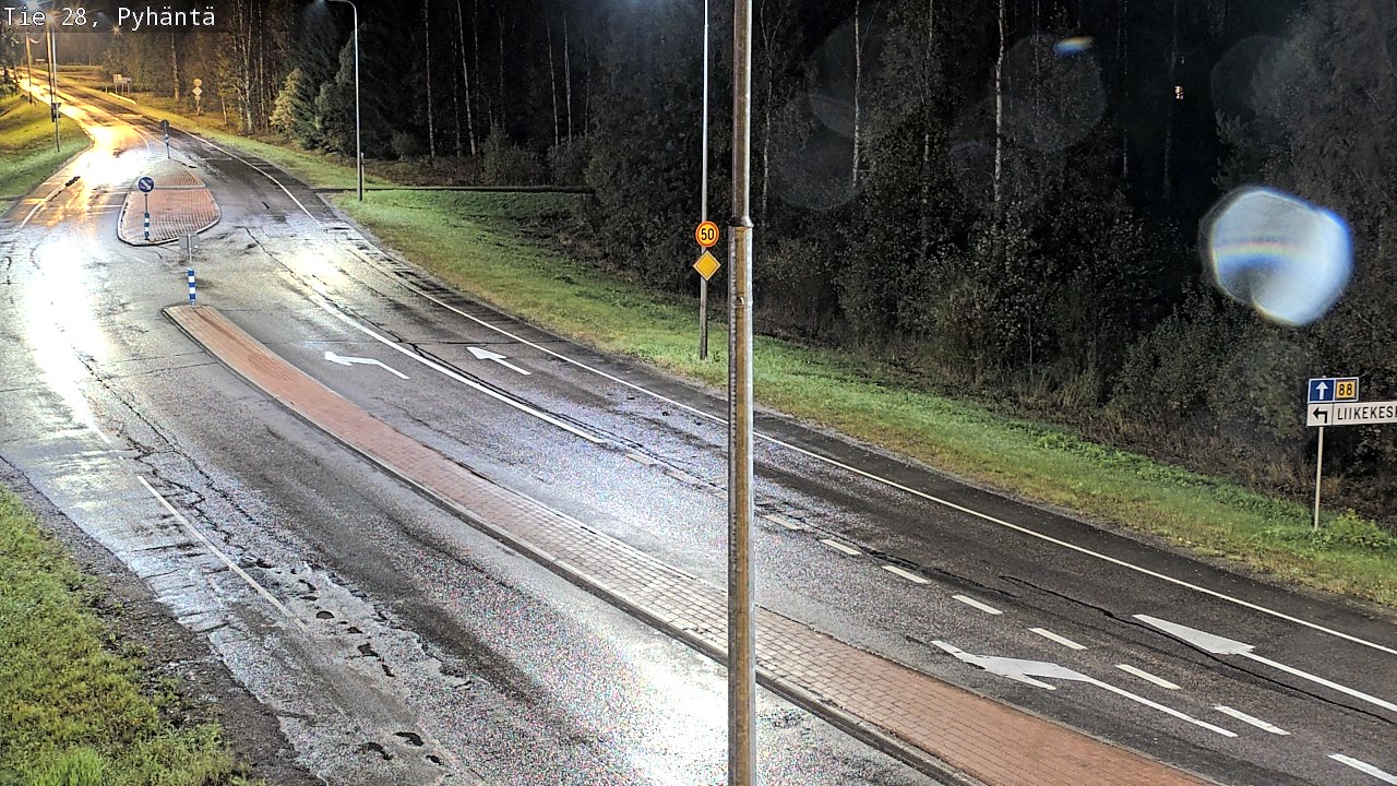 Kelikamerat Kuva Tie 28 Pyhäntä, Pyhäntä, Pohjois-Pohjanmaa
