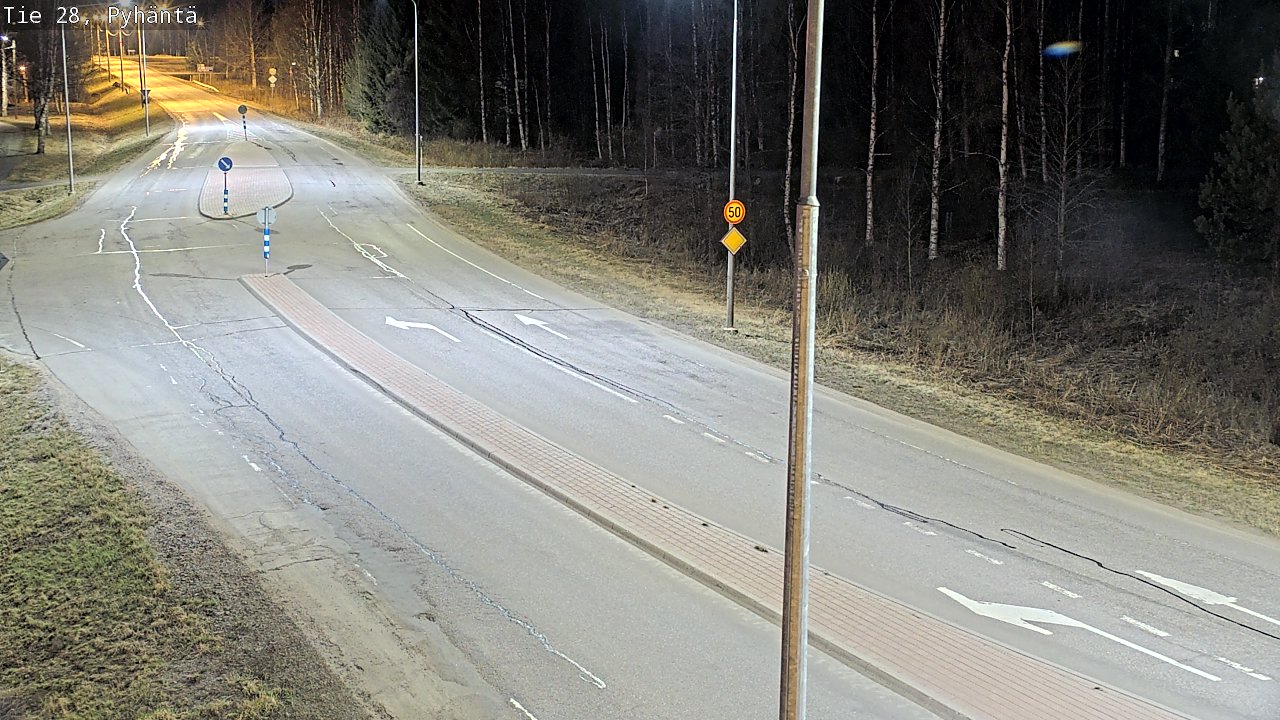 Kelikamerat Kuva Tie 28 Pyhäntä, Pyhäntä, Pohjois-Pohjanmaa