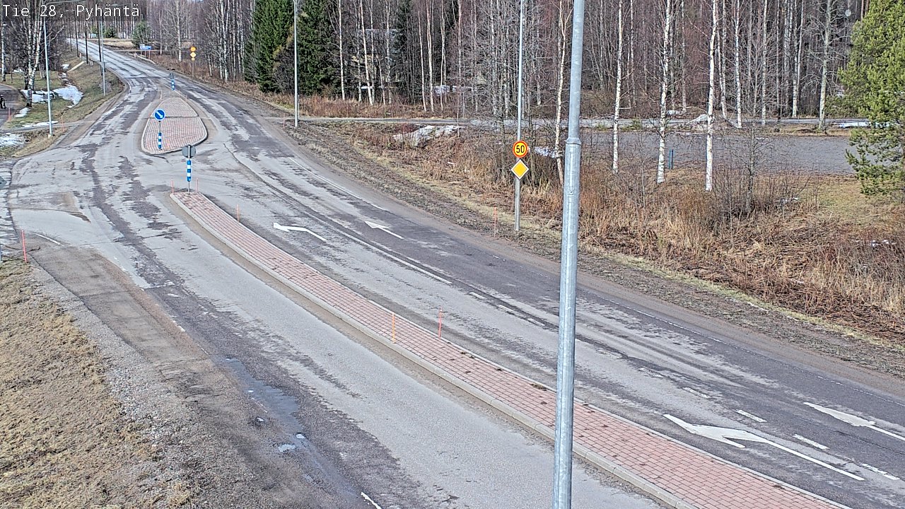 Kelikamerat Kuva Tie 28 Pyhäntä, Pyhäntä, Pohjois-Pohjanmaa