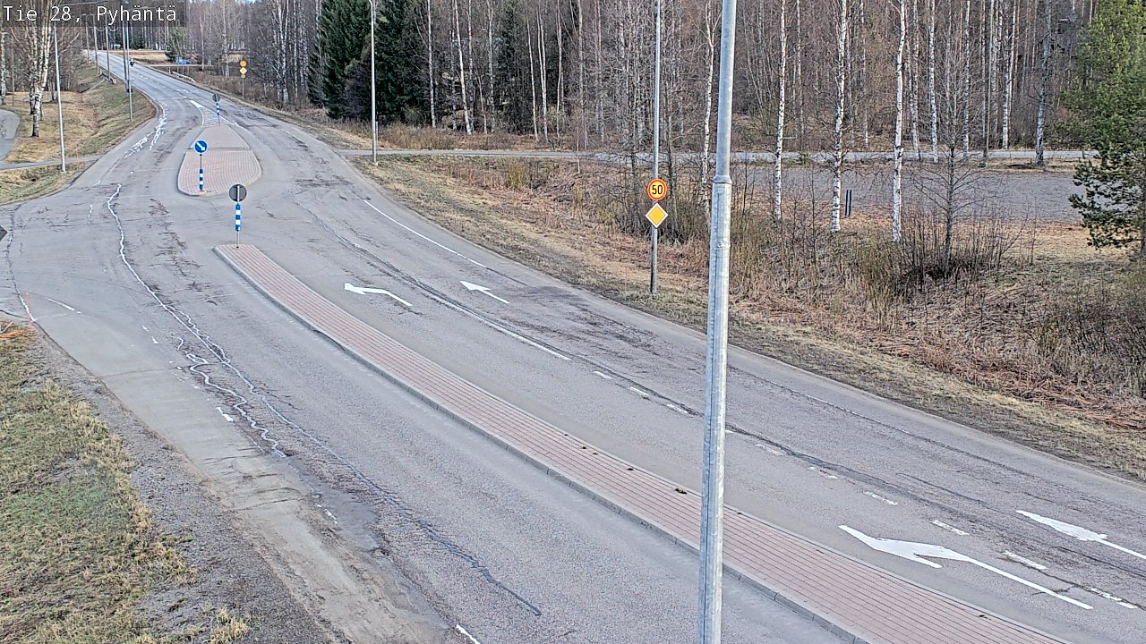 Kelikamerat Kuva Tie 28 Pyhäntä, Pyhäntä, Pohjois-Pohjanmaa