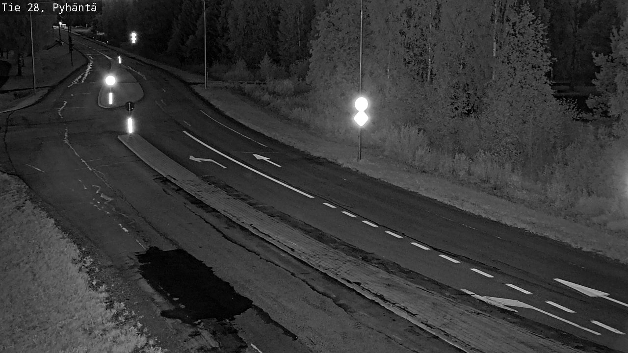 Kelikamerat Kuva Tie 28 Pyhäntä, Pyhäntä, Pohjois-Pohjanmaa