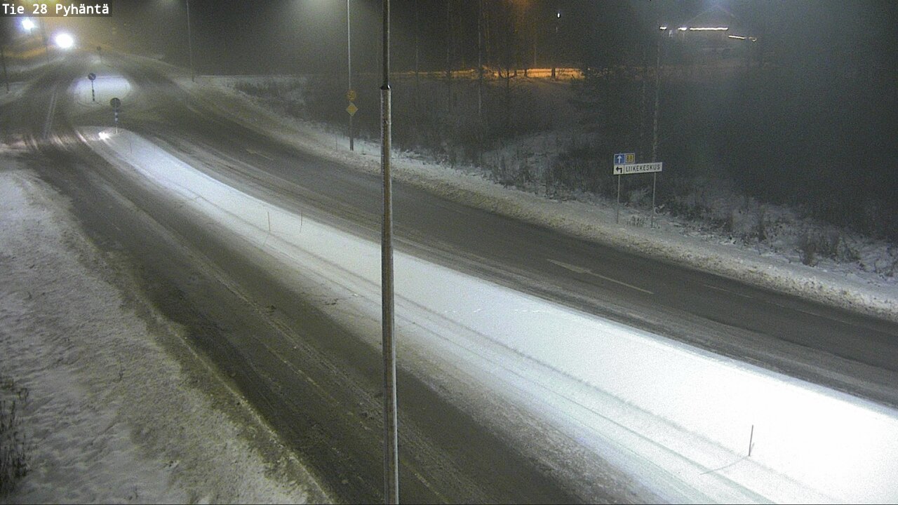 Weather Camera Image Road 28 Pyhäntä, Pyhäntä, Pohjois-Pohjanmaa
