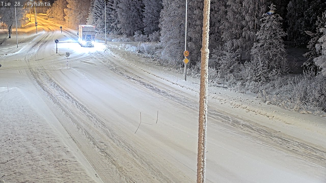 Kelikamerat Kuva Tie 28 Pyhäntä, Pyhäntä, Pohjois-Pohjanmaa