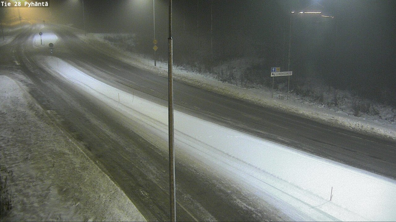 Weather Camera Image Road 28 Pyhäntä, Pyhäntä, Pohjois-Pohjanmaa