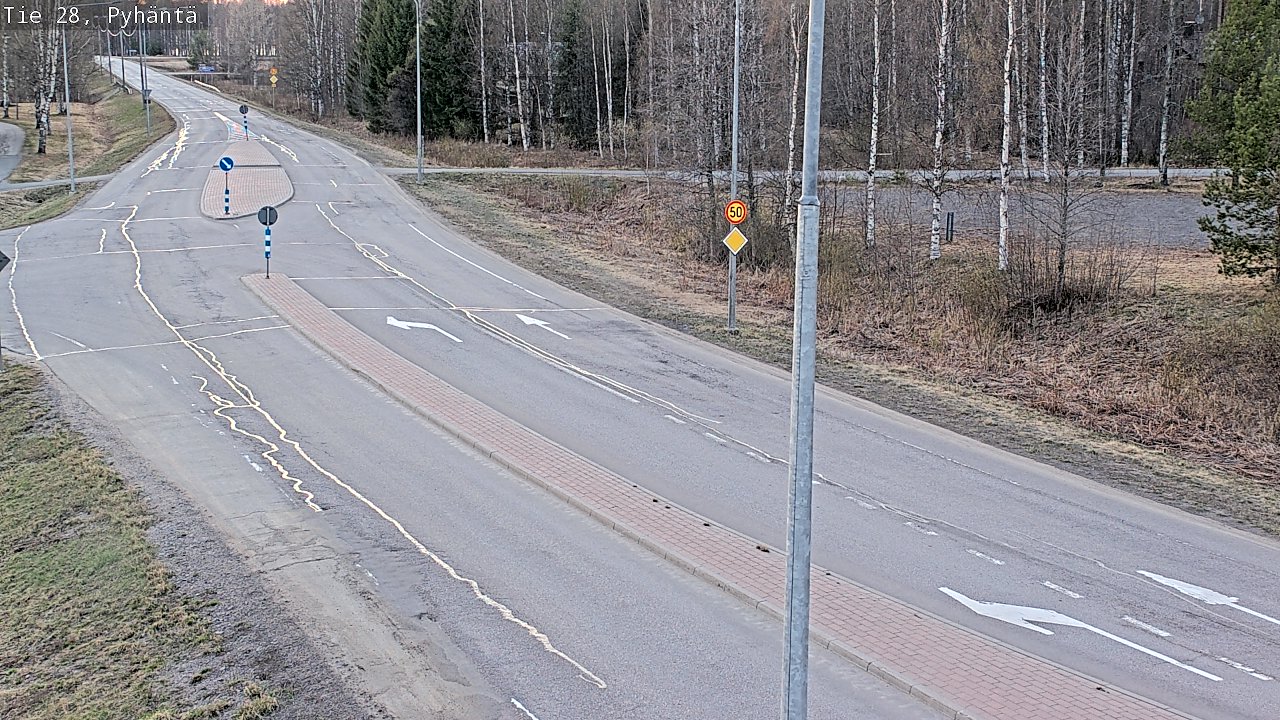 Kelikamerat Kuva Tie 28 Pyhäntä, Pyhäntä, Pohjois-Pohjanmaa