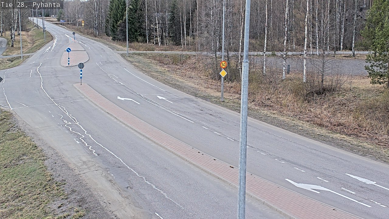 Kelikamerat Kuva Tie 28 Pyhäntä, Pyhäntä, Pohjois-Pohjanmaa