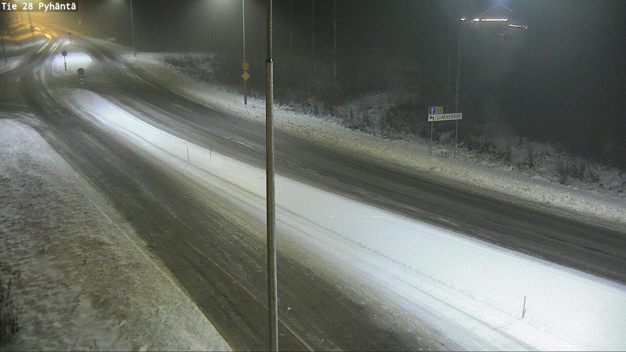 Weather Camera Image Road 28 Pyhäntä, Pyhäntä, Pohjois-Pohjanmaa
