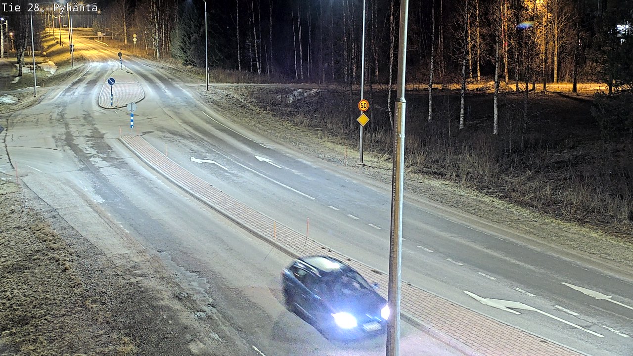 Kelikamerat Kuva Tie 28 Pyhäntä, Pyhäntä, Pohjois-Pohjanmaa