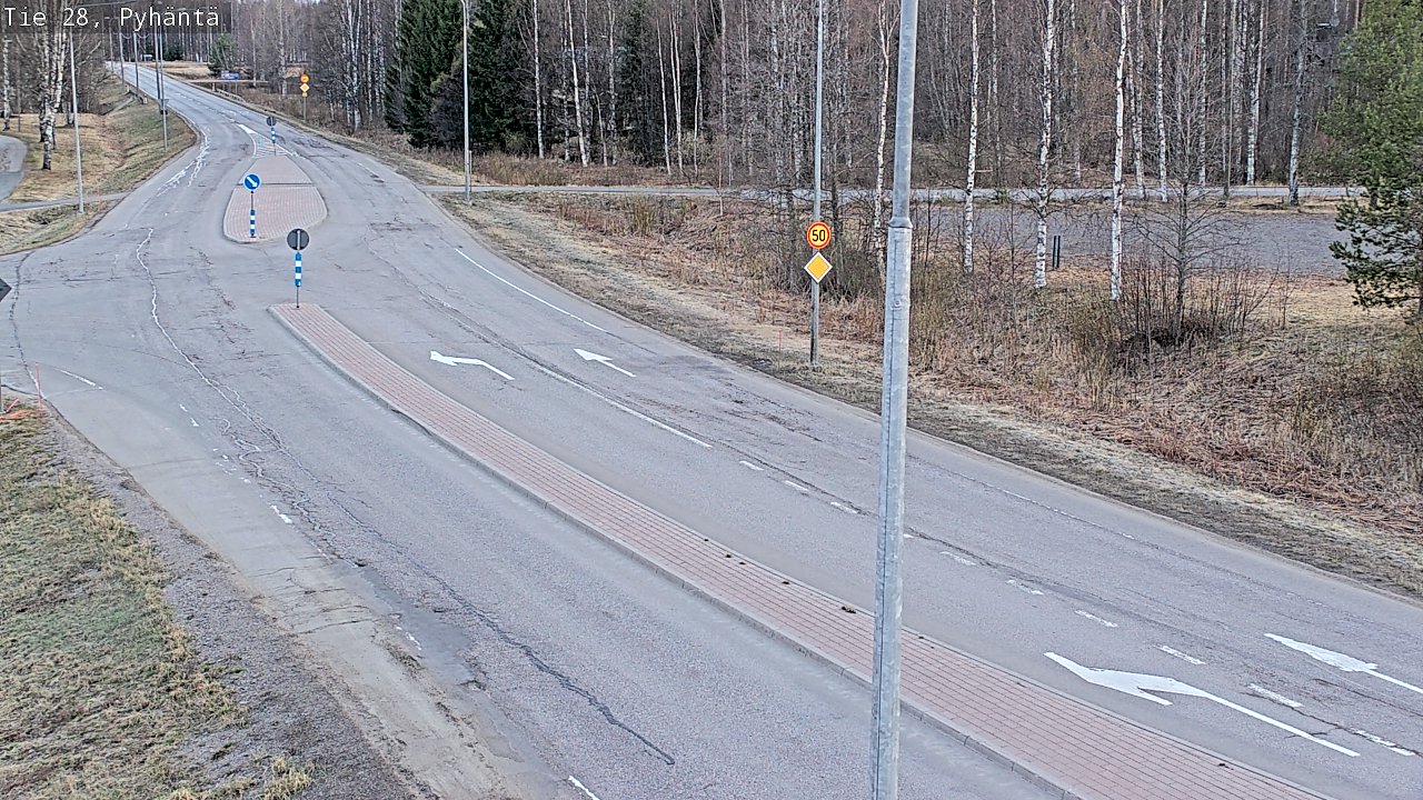 Kelikamerat Kuva Tie 28 Pyhäntä, Pyhäntä, Pohjois-Pohjanmaa