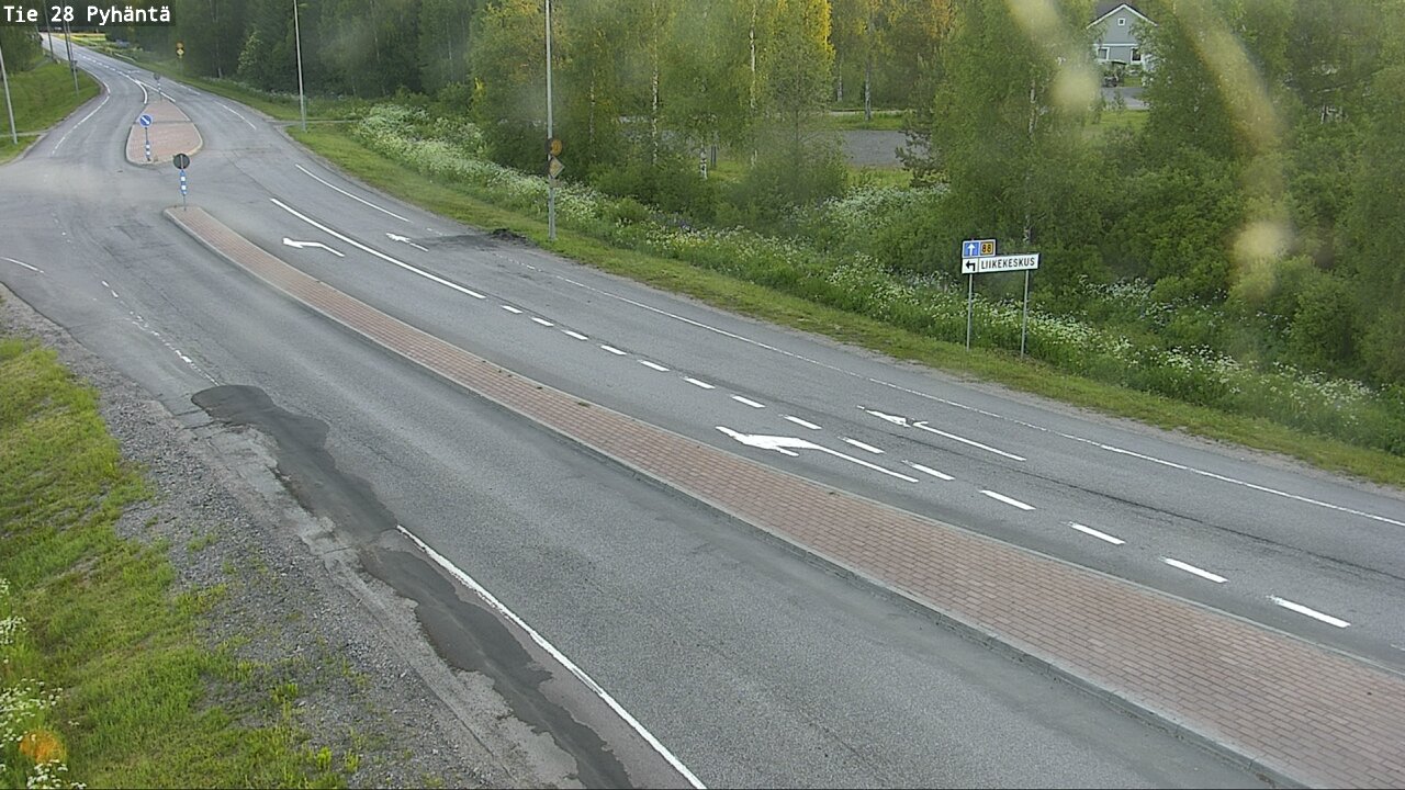Kelikamerat Kuva Tie 28 Pyhäntä, Pyhäntä, Pohjois-Pohjanmaa
