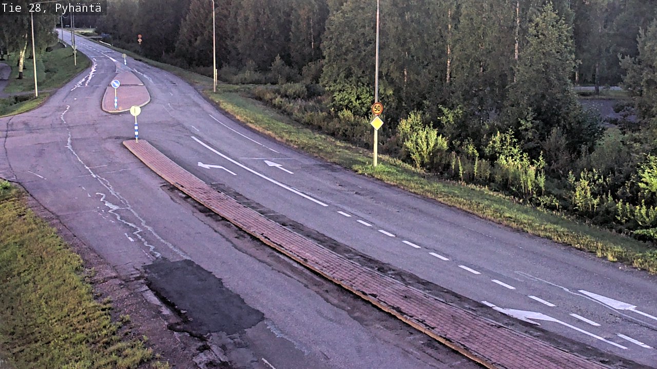 Kelikamerat Kuva Tie 28 Pyhäntä, Pyhäntä, Pohjois-Pohjanmaa