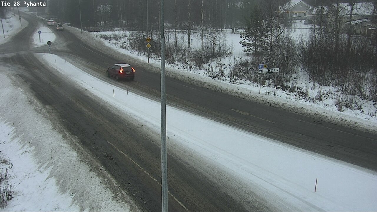 Weather Camera Image Road 28 Pyhäntä, Pyhäntä, Pohjois-Pohjanmaa